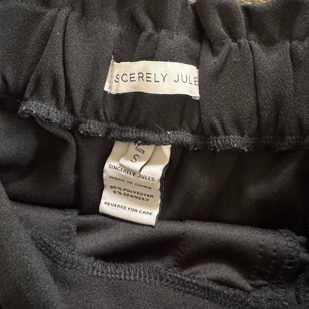 Sincerely Jules Black High Waist Women's Shorts - Picture 3 of 6
